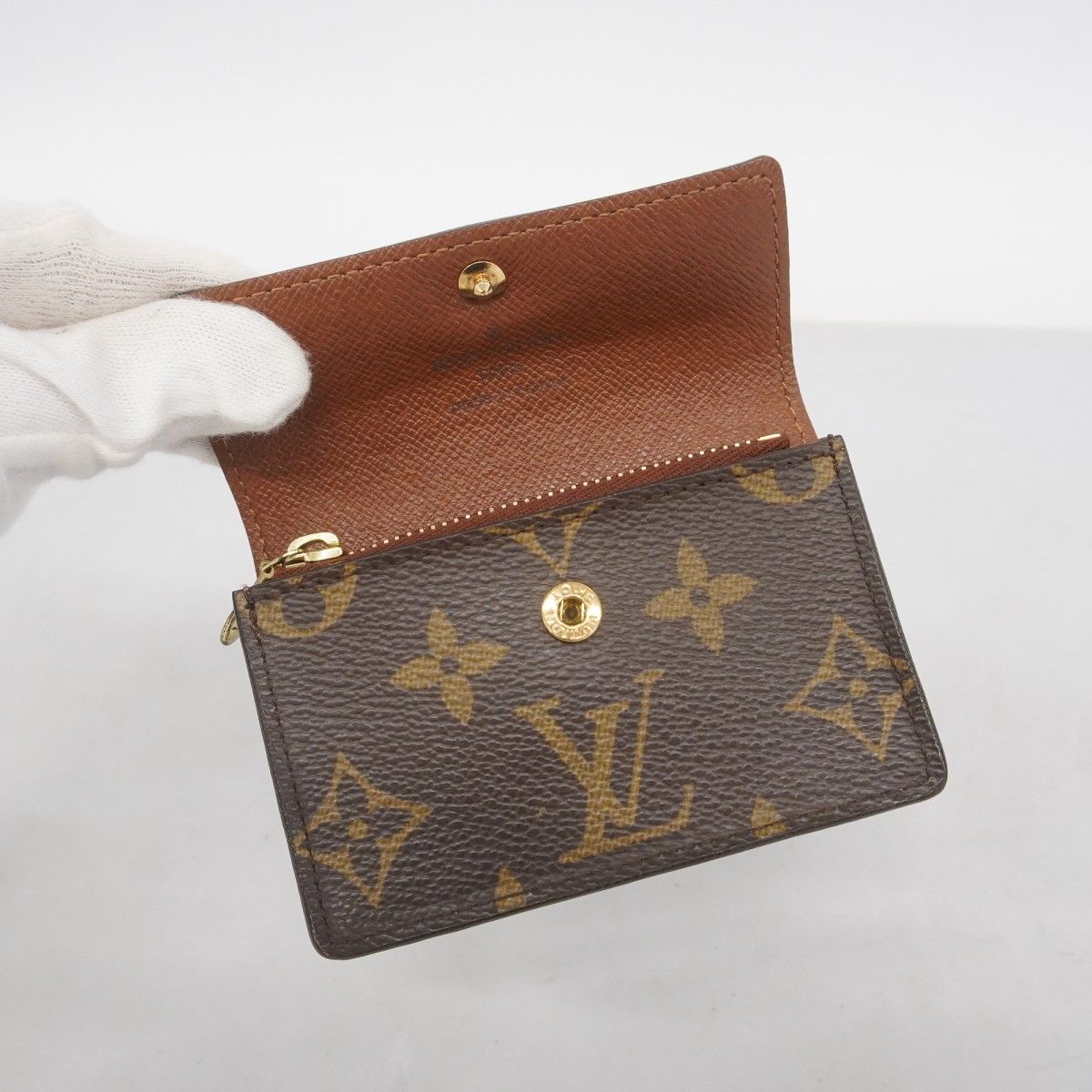 5pc4331-k】ルイヴィトン コインケース モノグラム ポルトモネ アコル
