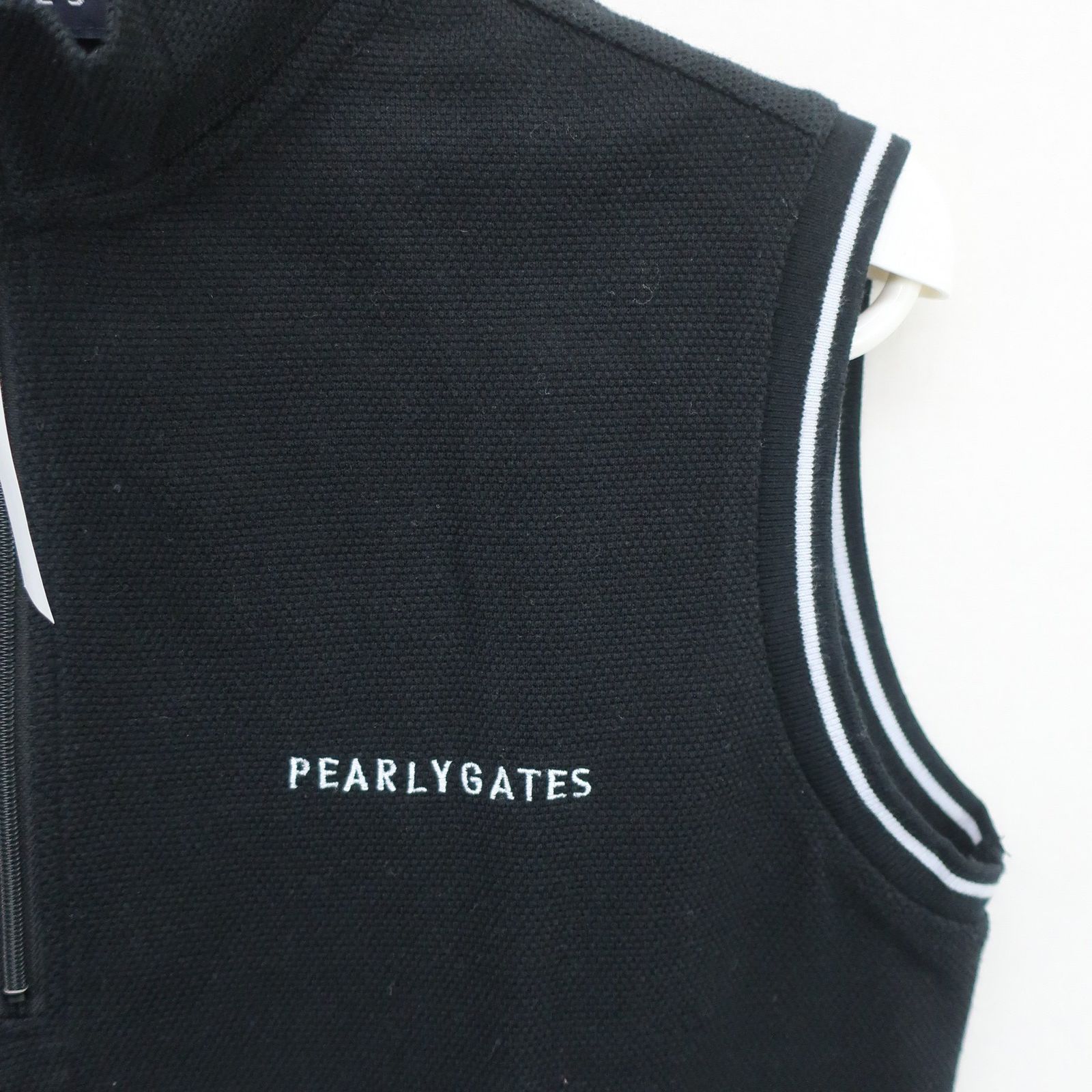 PEARLY GATES(パーリーゲイツ) ノースリーブハーフジップシャツ