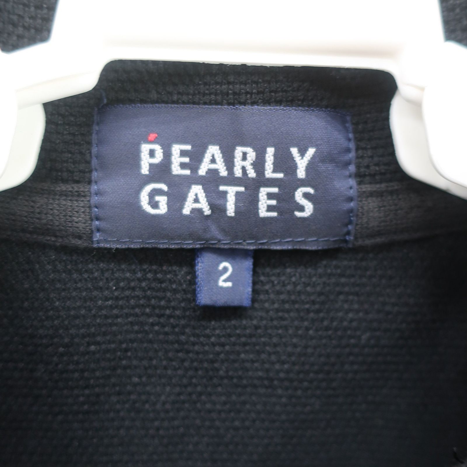 PEARLY GATES(パーリーゲイツ) ノースリーブハーフジップシャツ