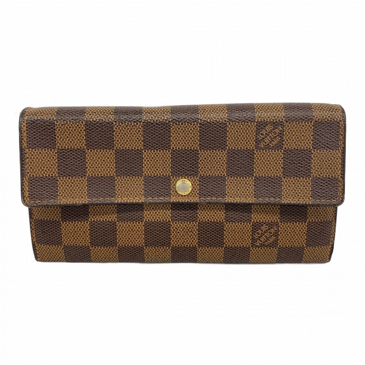 5pc4487】ルイヴィトン 長財布 ダミエ ポルトフォイユサラ N61734