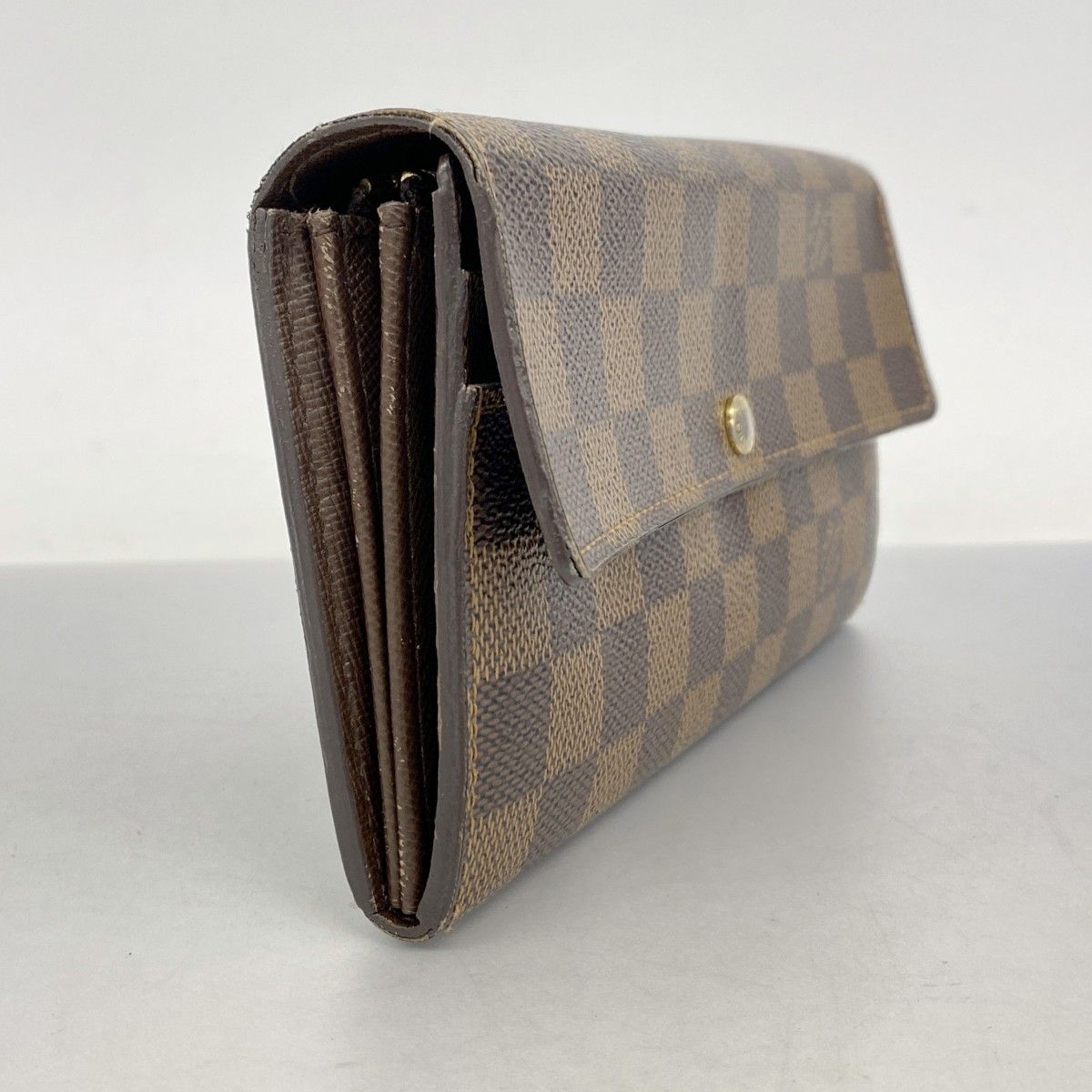 5pc4487】ルイヴィトン 長財布 ダミエ ポルトフォイユサラ N61734