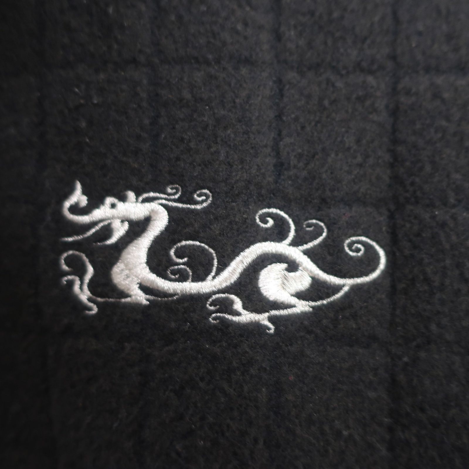 Dance With Dragon(ダンスウィズドラゴン) ハーフジップシャツ 黒