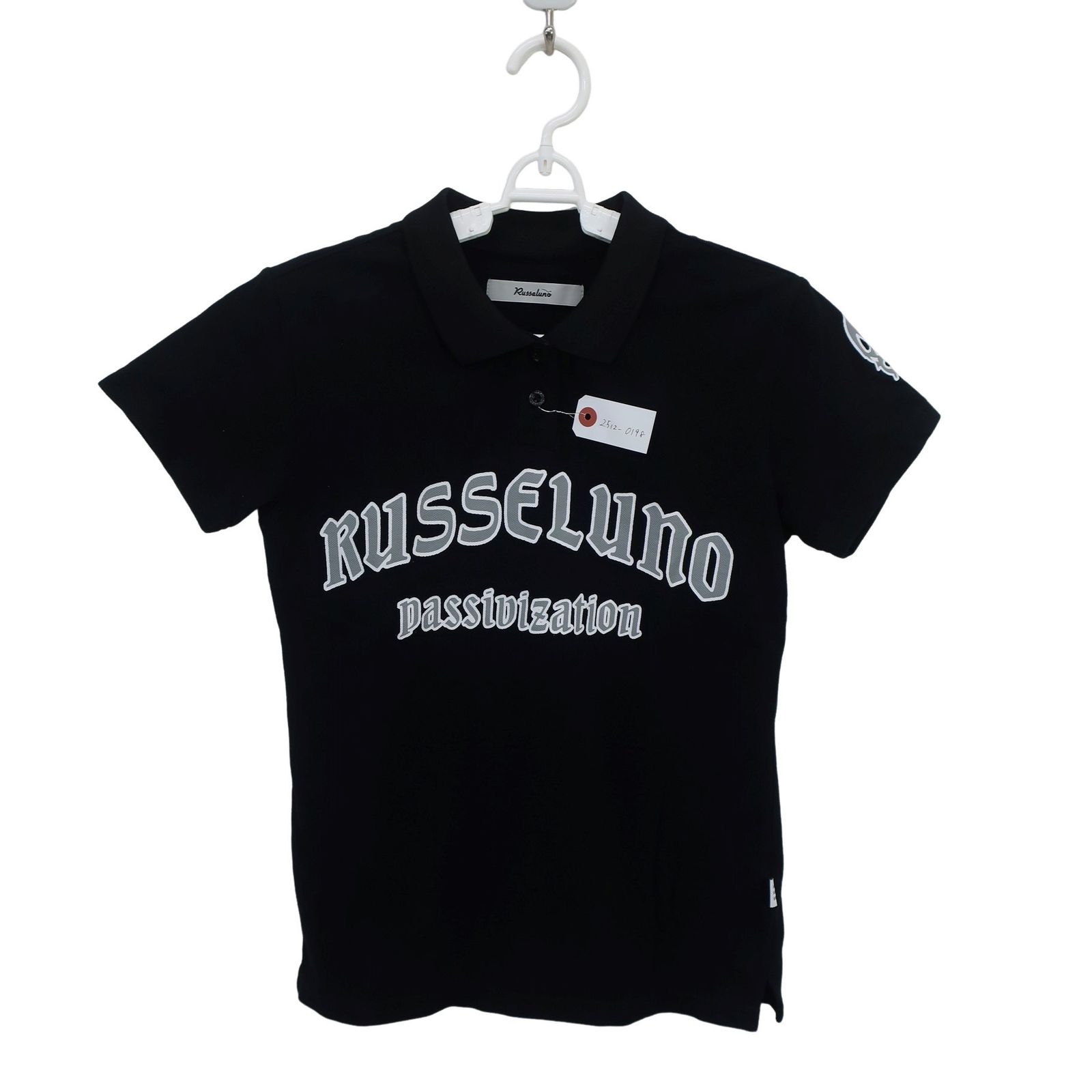 美品】RUSSELUNO(ラッセルノ) ポロシャツ 黒 レディース 0 RSW-2210304