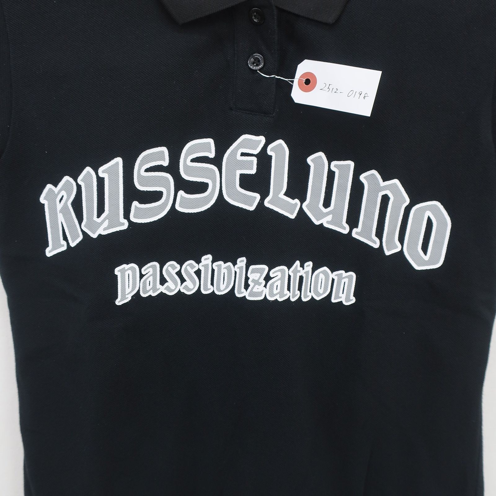 美品】RUSSELUNO(ラッセルノ) ポロシャツ 黒 レディース 0 RSW-2210304