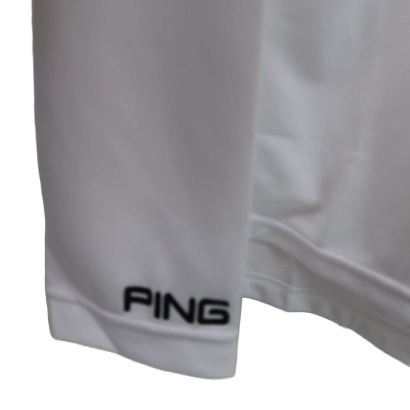 未使用品】PING(ピン) 長袖ポロシャツ 白 メンズ L 621-2261803 ゴルフ