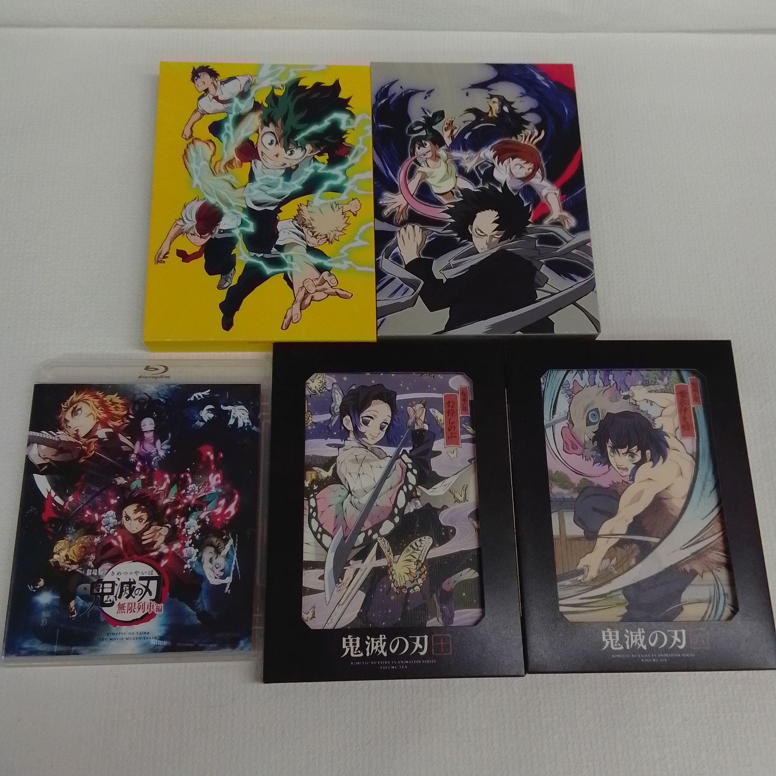 アニメ 紙類 830枚以上 大量 まとめ売り！ 鬼滅の刃 進撃の巨人 ヒロアカ ☆鬼滅の刃 僕のヒーローアカデミア アニメDVD・Blu-ray 計5点まとめ