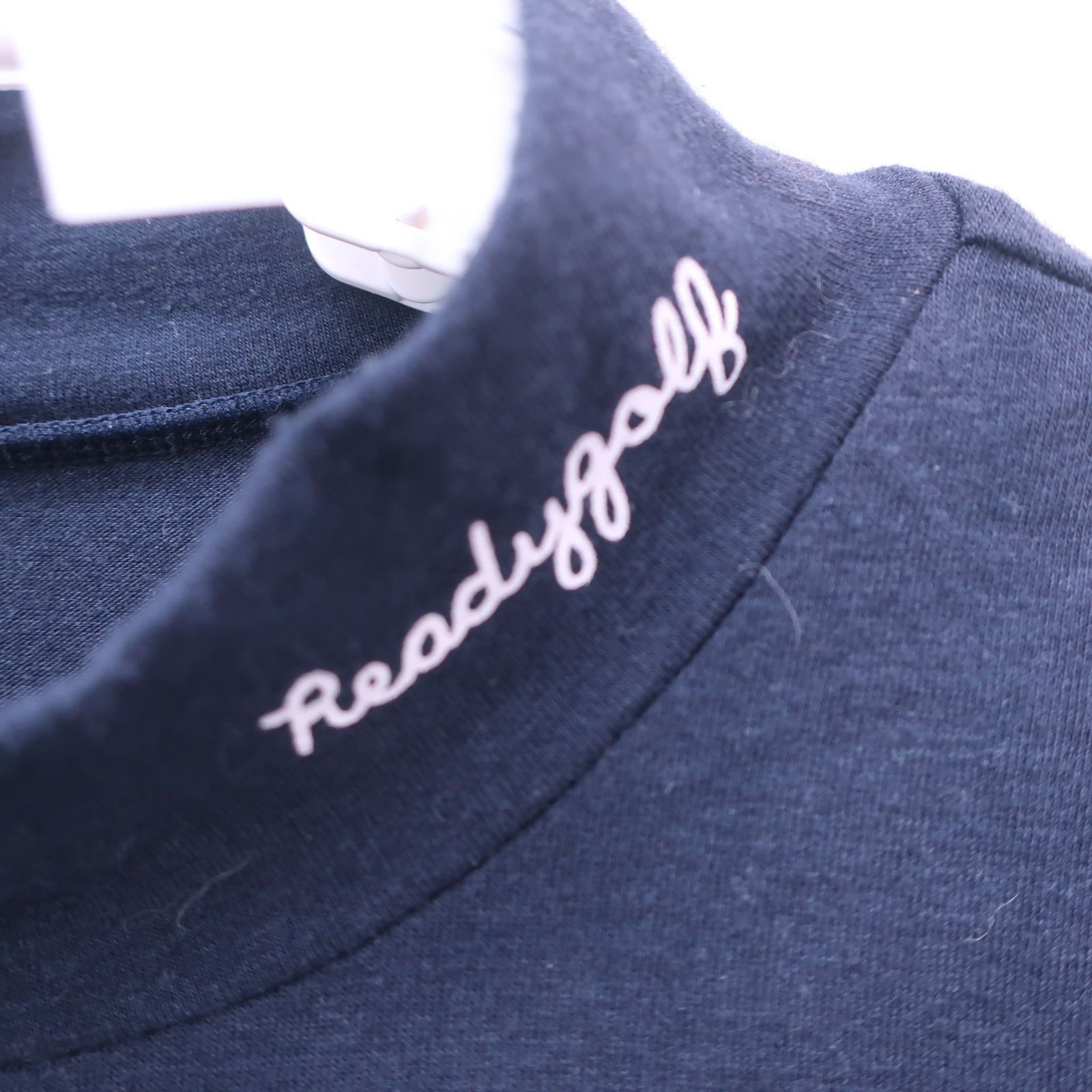 PEARLY GATES(パーリーゲイツ) 半袖モックネックシャツ ネイビー