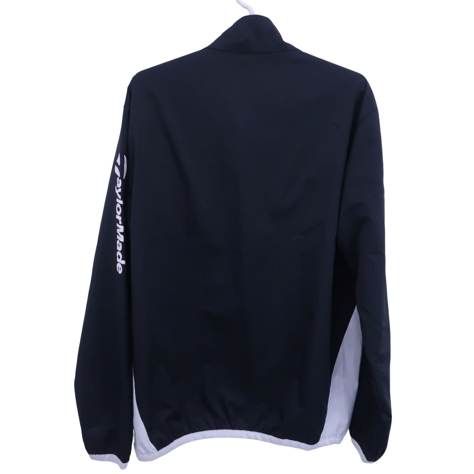 美品】TaylorMade(テーラーメイド) フルジップナイロンジャケット 黒