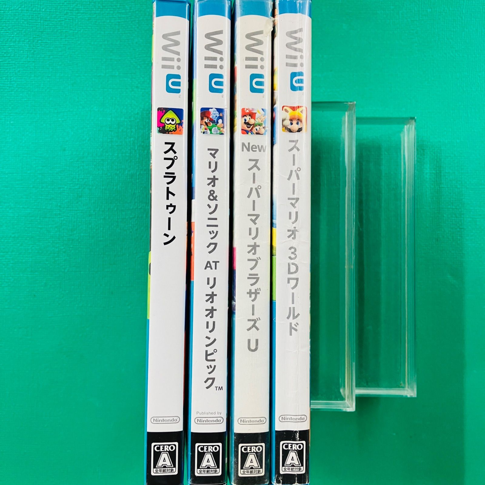 4点セット】WiiU スプラトゥーン マリオ＆ソニック AT リオ