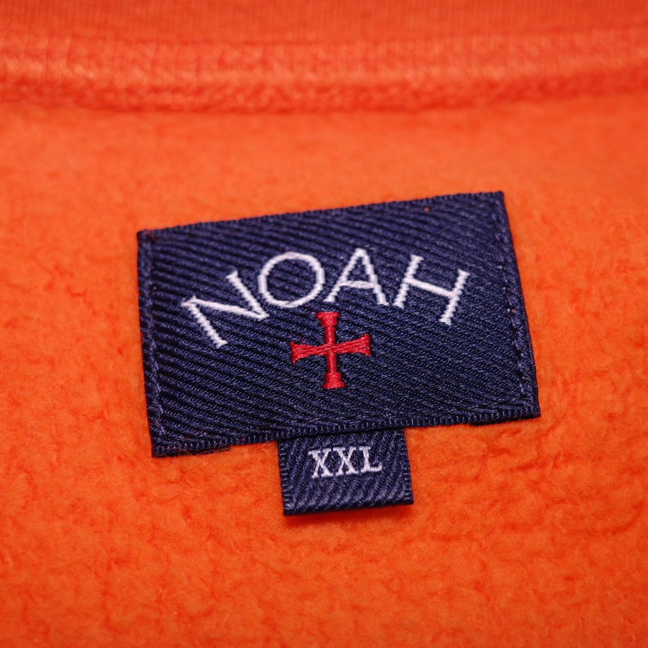 ノア NOAH カナダ製 古着 刺繍 ロゴ スウェット オレンジ XXL キャンプ