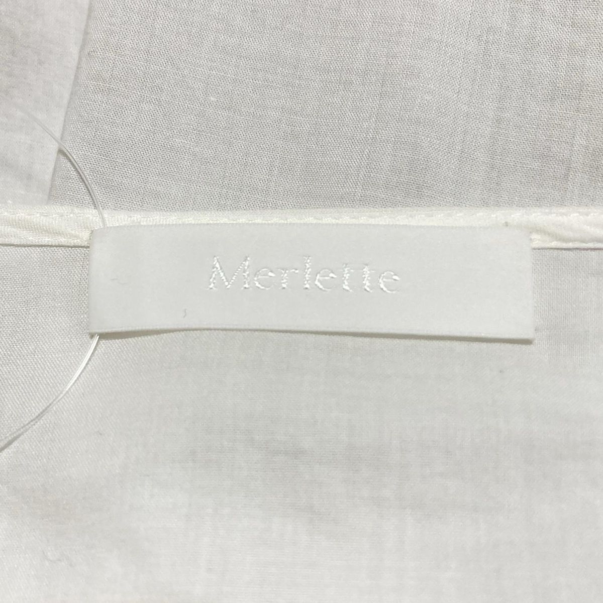 Merlette(マーレット) ワンピース サイズXS レディース - 白 クルー