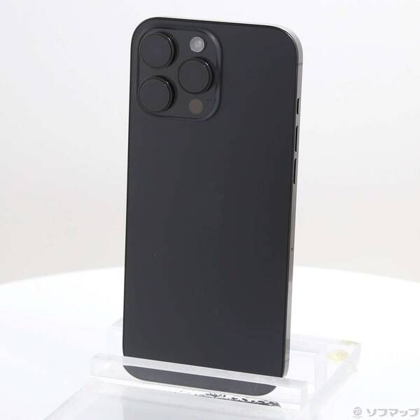 中古品〕 iPhone16 Pro Max 1TB ブラックチタニウム MYWQ3J／A SIM