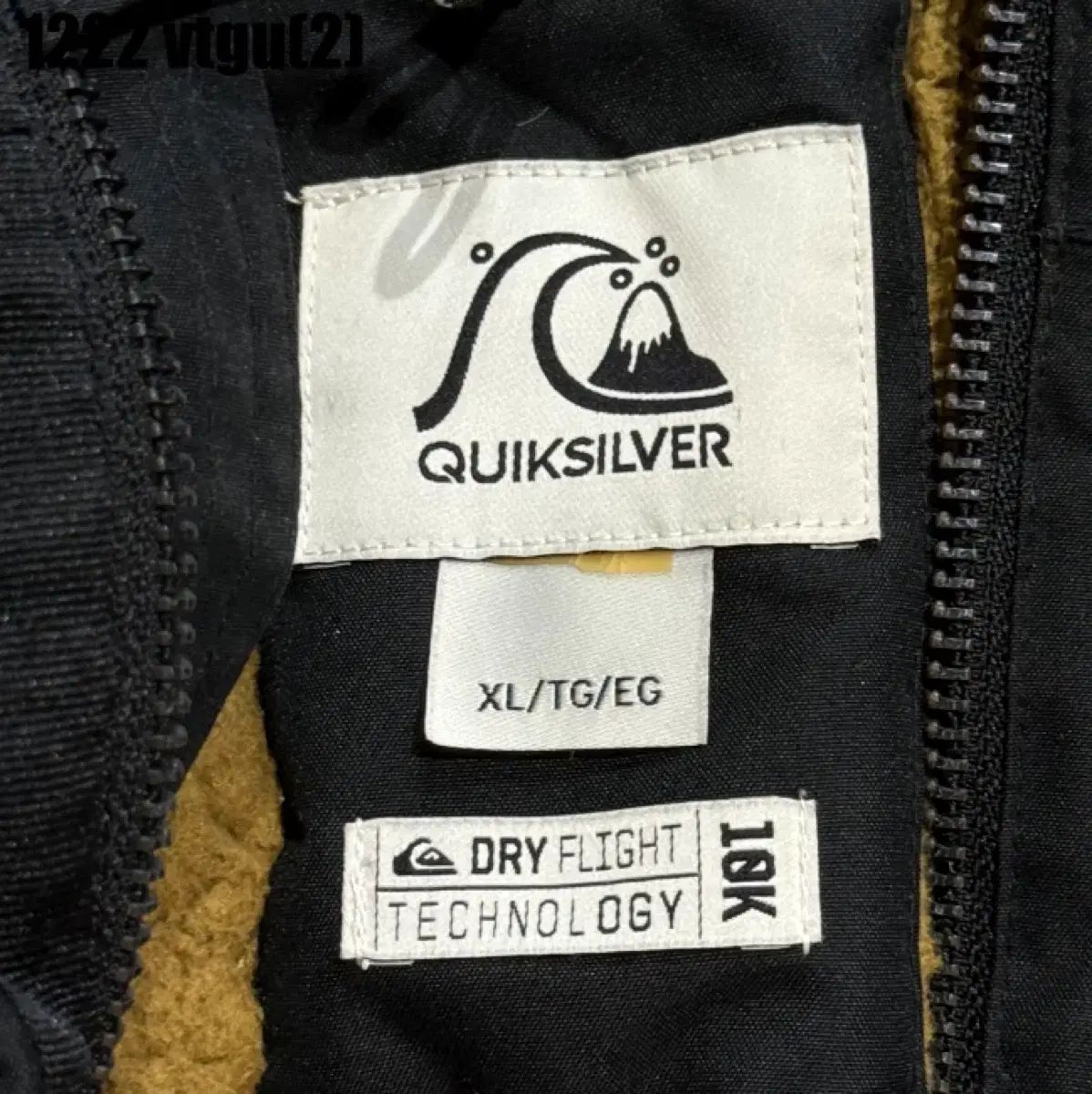QUIKSILVER(クイックシルバー) ブラック フーデッドコート