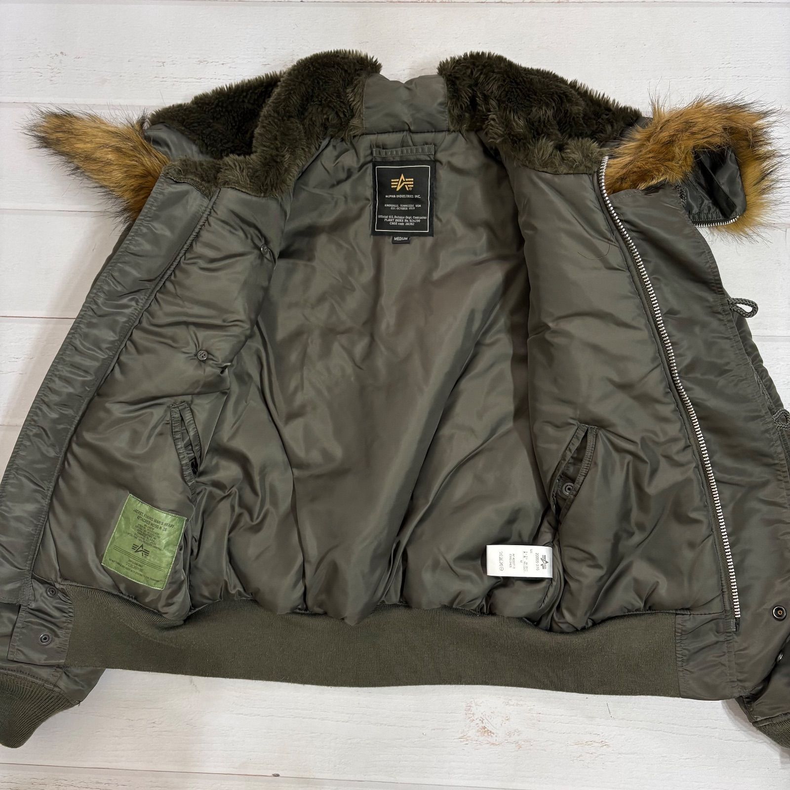ALPHA アルファ N-2B フライトJK USA製 S y2k Alpha Industries（アルファ・インダストリーズ） ALPHA アルファ
