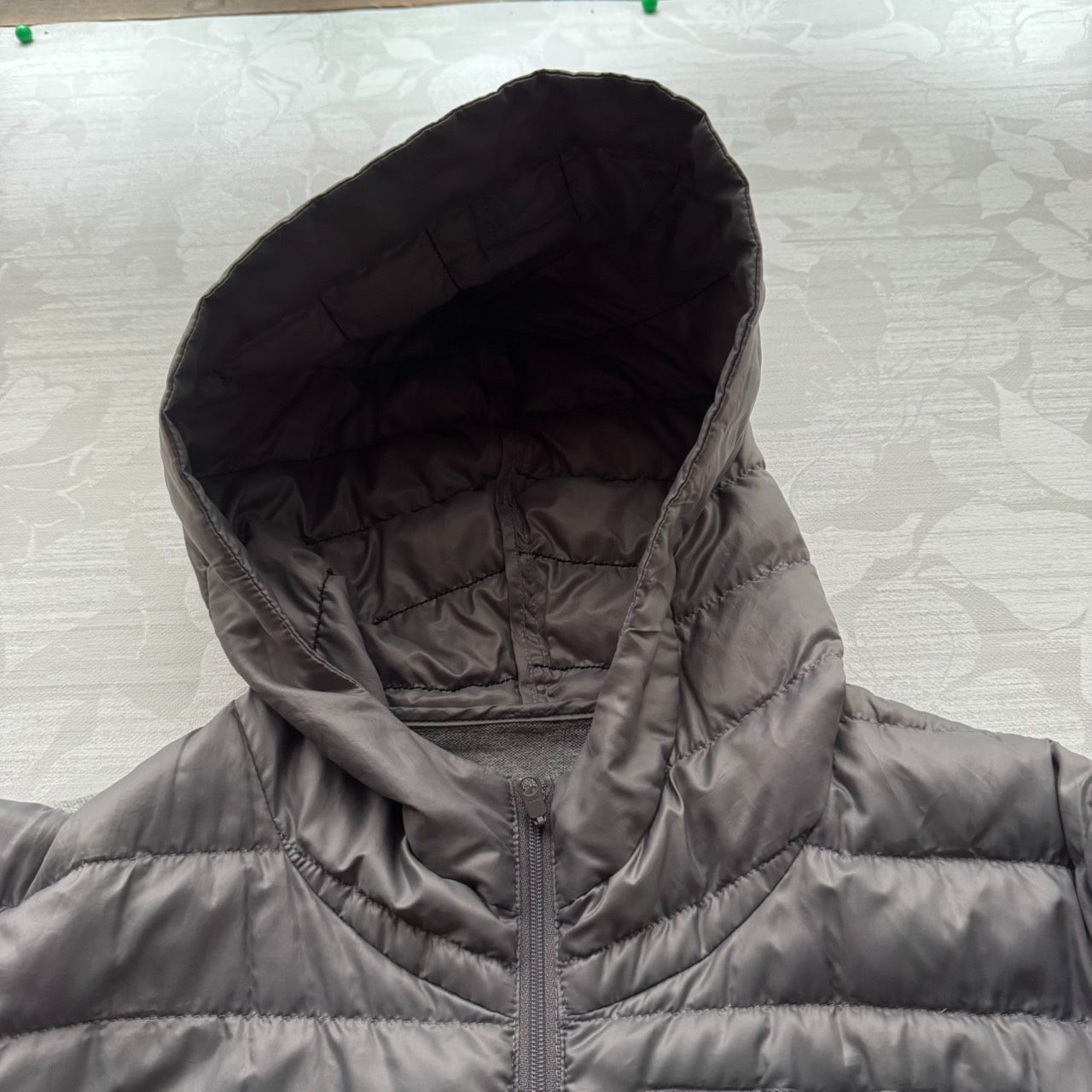 Gabardine K.T ギャバジンK.T 異素材切り替え ダウン ロングコート