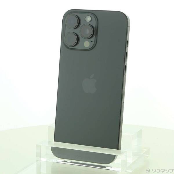 超激得，品質保証 〔中古品〕 iPhone16 Pro Max 512GB ブラックチタニウム MYWL3J／A SIMフリー【377】 スマートフォン本体