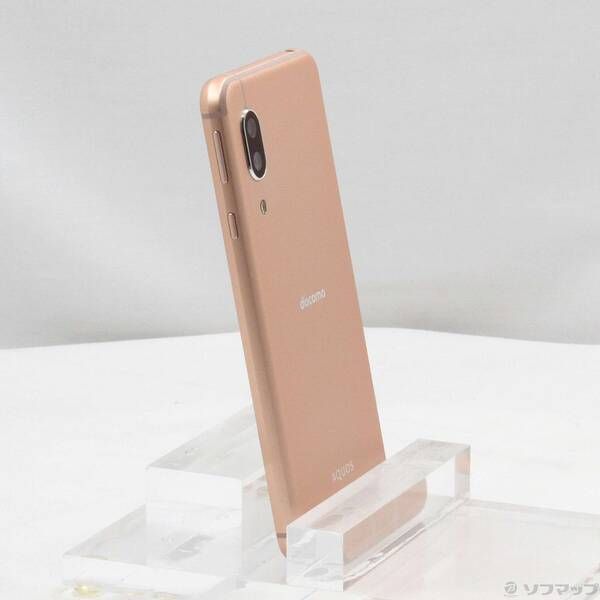 中古品〕 AQUOS sense3 64GB ライトカッパー SH-02M docomoロック解除