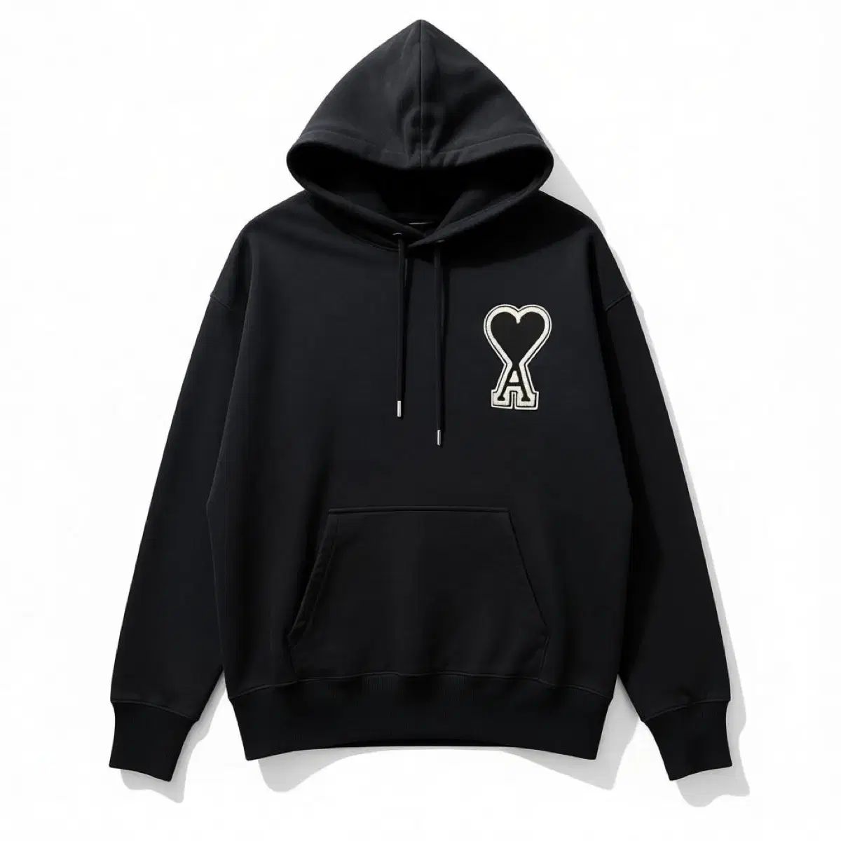 AMI アミ ハート BIG ロゴ ブラック WHO Tシャツ トップス