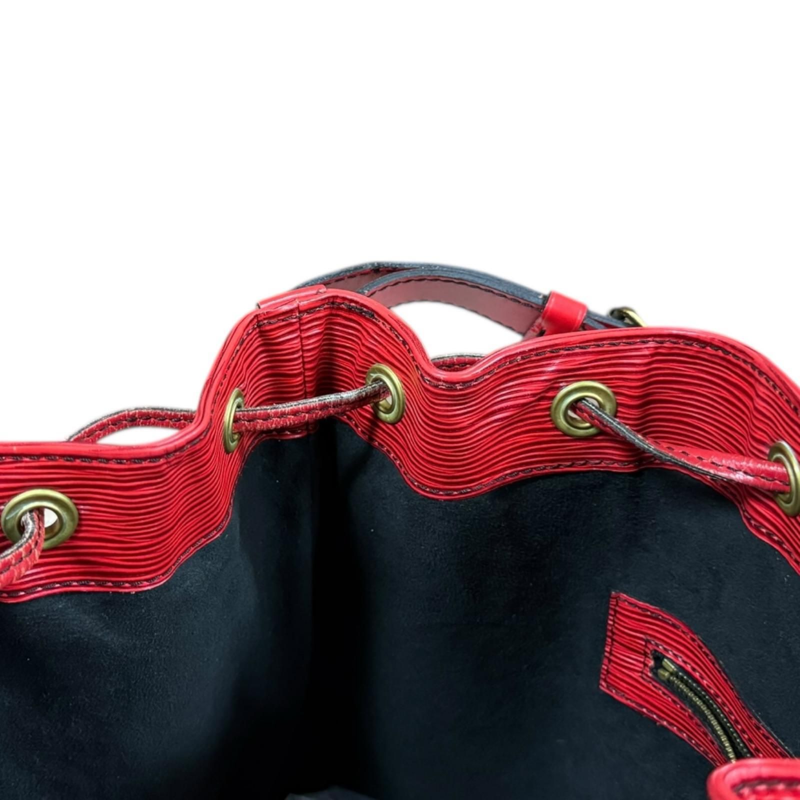 ルイヴィトン ノエ エピ ショルダーバッグ エピレザー M44007 レッド