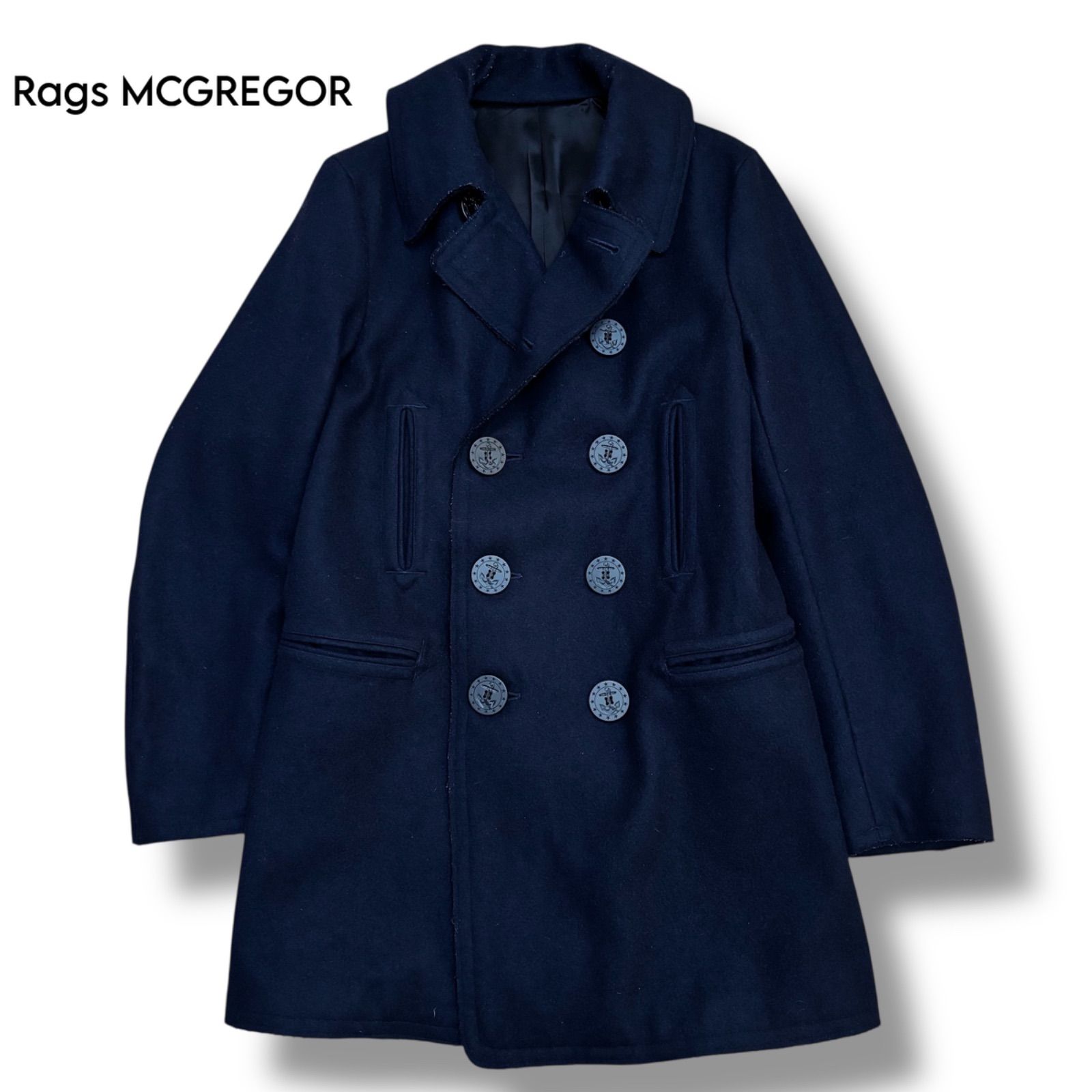 Rags MCGREGOR】10 BUTTONS PEA COAT M - メルカリ