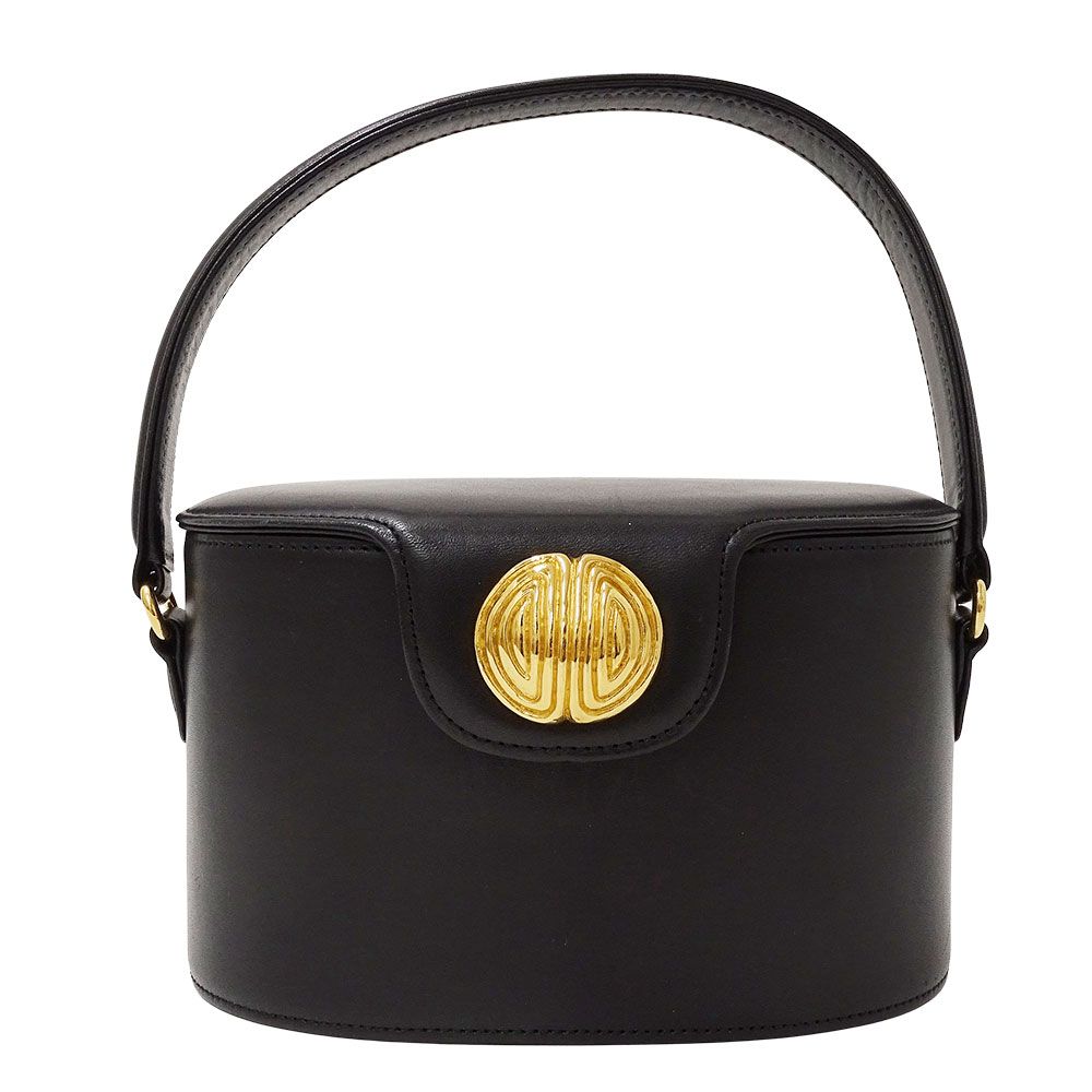 極美品✨ジバンシー バニティ ハンドバッグ レザー ゴールド金具 箱付き 黒 ジバンシィ GIVENCHY バッグ レディース ブランド ハンドバッグ レザー