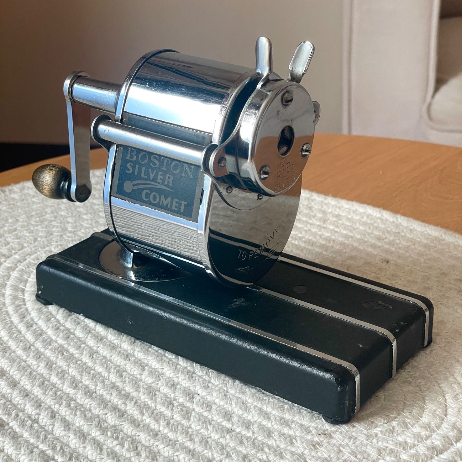 現品限り】Boston Silver Comet 1930's アールデコ 鉛筆削り 実用可能