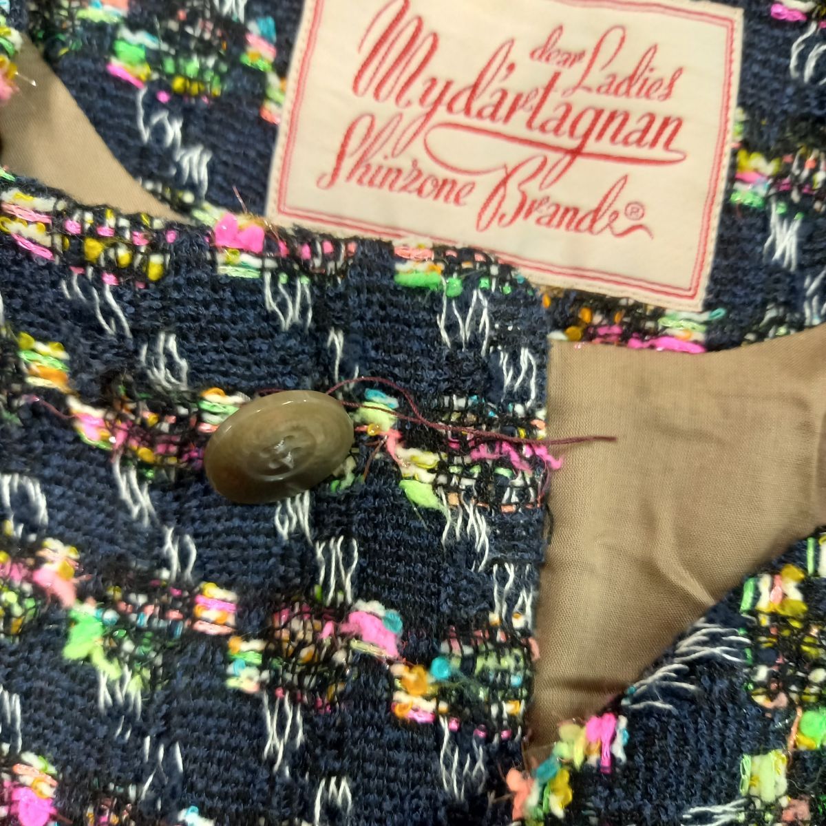 shinzone my Dartagnan シンゾーンマイダルタニアン ツイード