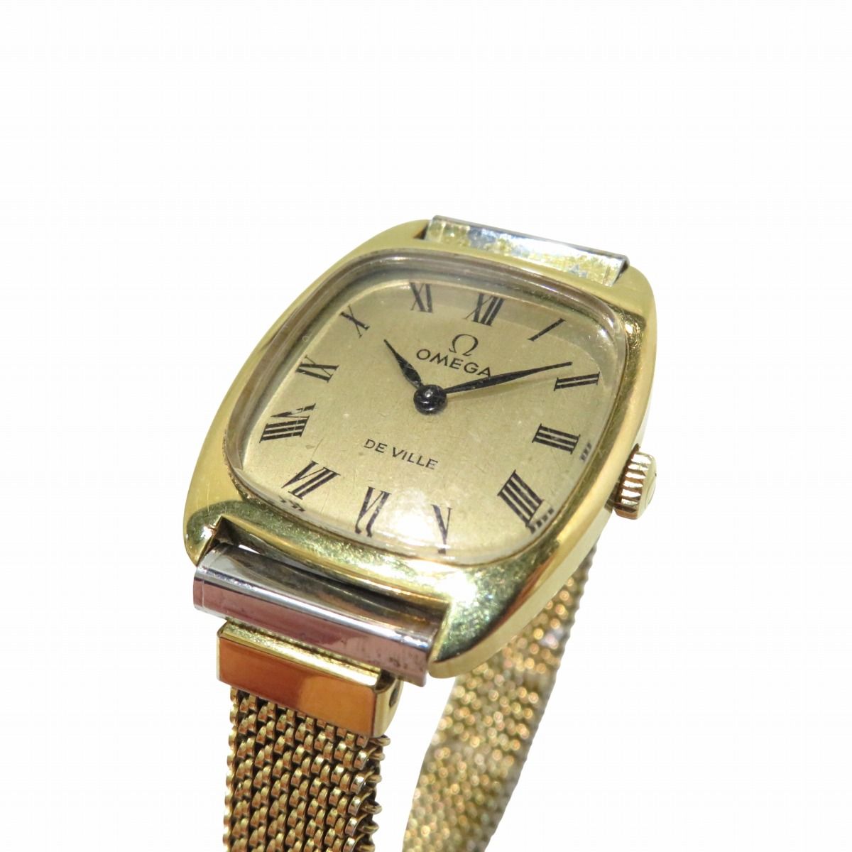 オメガ OMEGA デビル 腕時計 総重量約25.5g GP GP 手巻き ゴールド文字