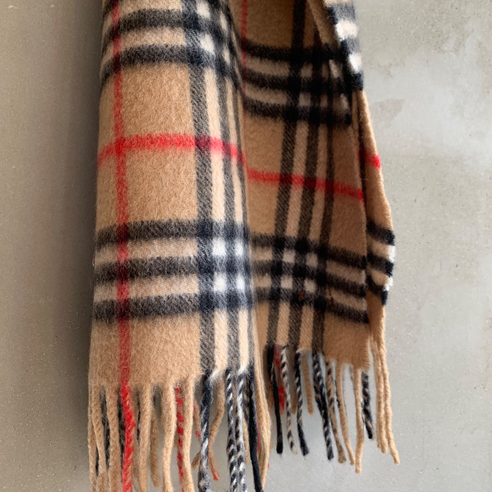 BURBERRYS カシミヤマフラー ノバチェック カシミヤ100% イングランド