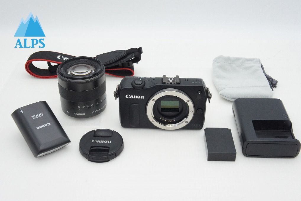 美品 Canon キヤノン EOS M + EF-M 18-55mm IS STM レンズキット