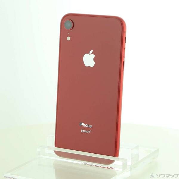 品〕 iPhoneXR 128GB プロダクトレッド MT0N2J／A SIMフリー【262 