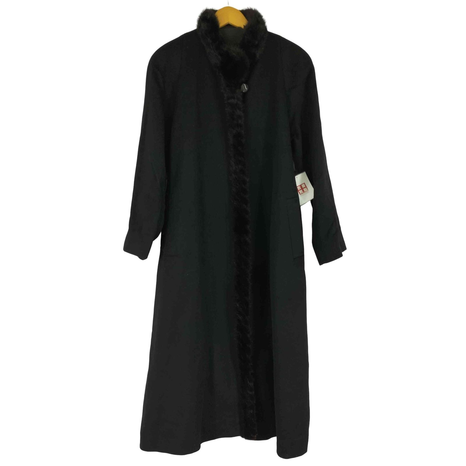 ピエールバルマン Pierre Balmain カシミア100% ミンクファー ロング