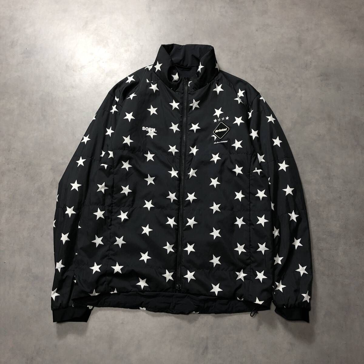 GQ4397◇F.C.Real Bristol : REVERSIBLE PADDED BLOUSON◇M◇黒系