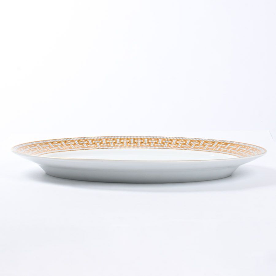 HERMES エルメス 食器 モザイクヴァンキャトルオーバルプレート - メルカリ