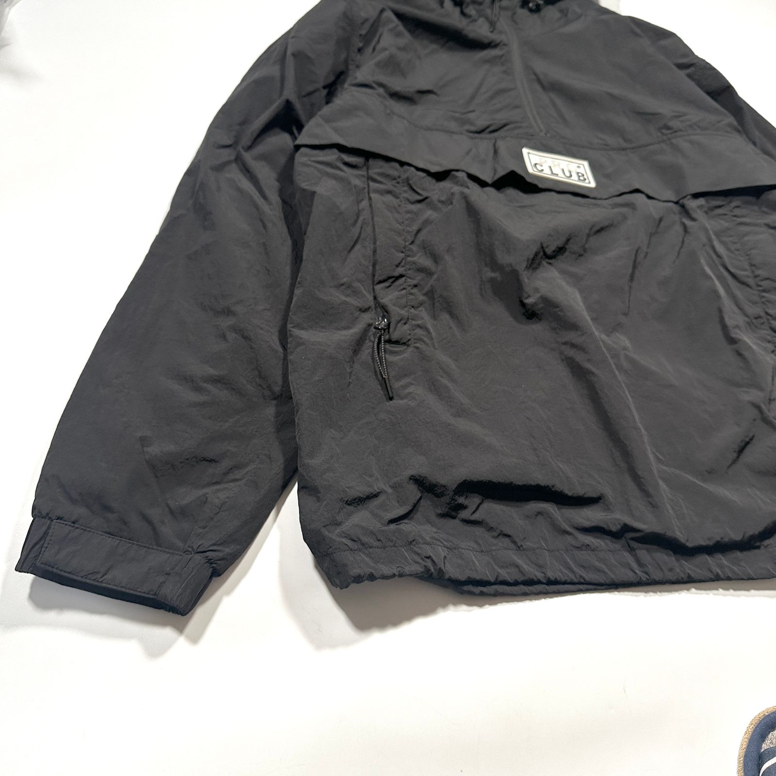 PRO CLUB プロクラブ ブラック アノラックフーデッドジャケット フード