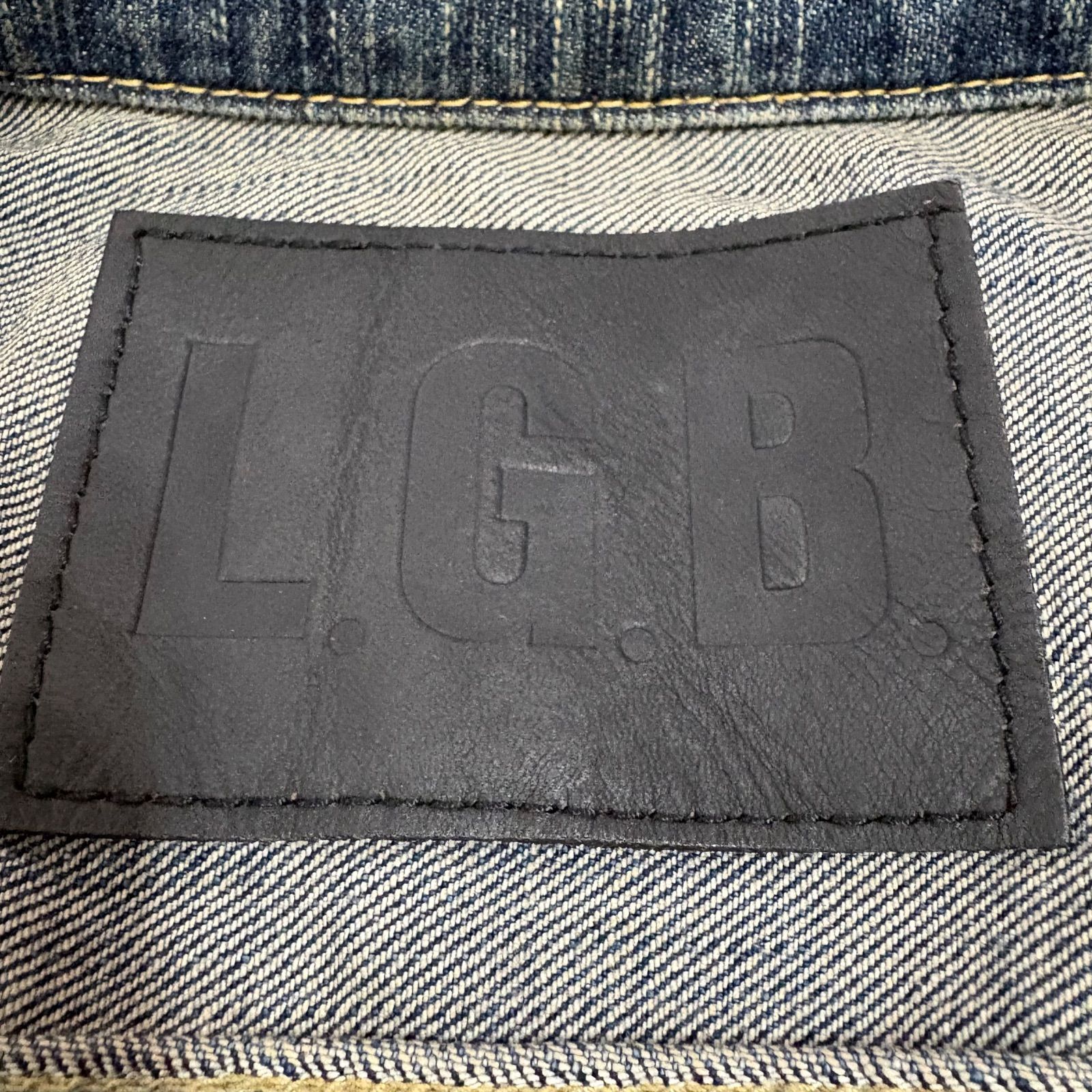 ク*ネ様 LGB ルグランブルー　ダメージ加工　ジャケット LGB ルグランブルー バッククロス ダメージ デニムジャケット Gジャン