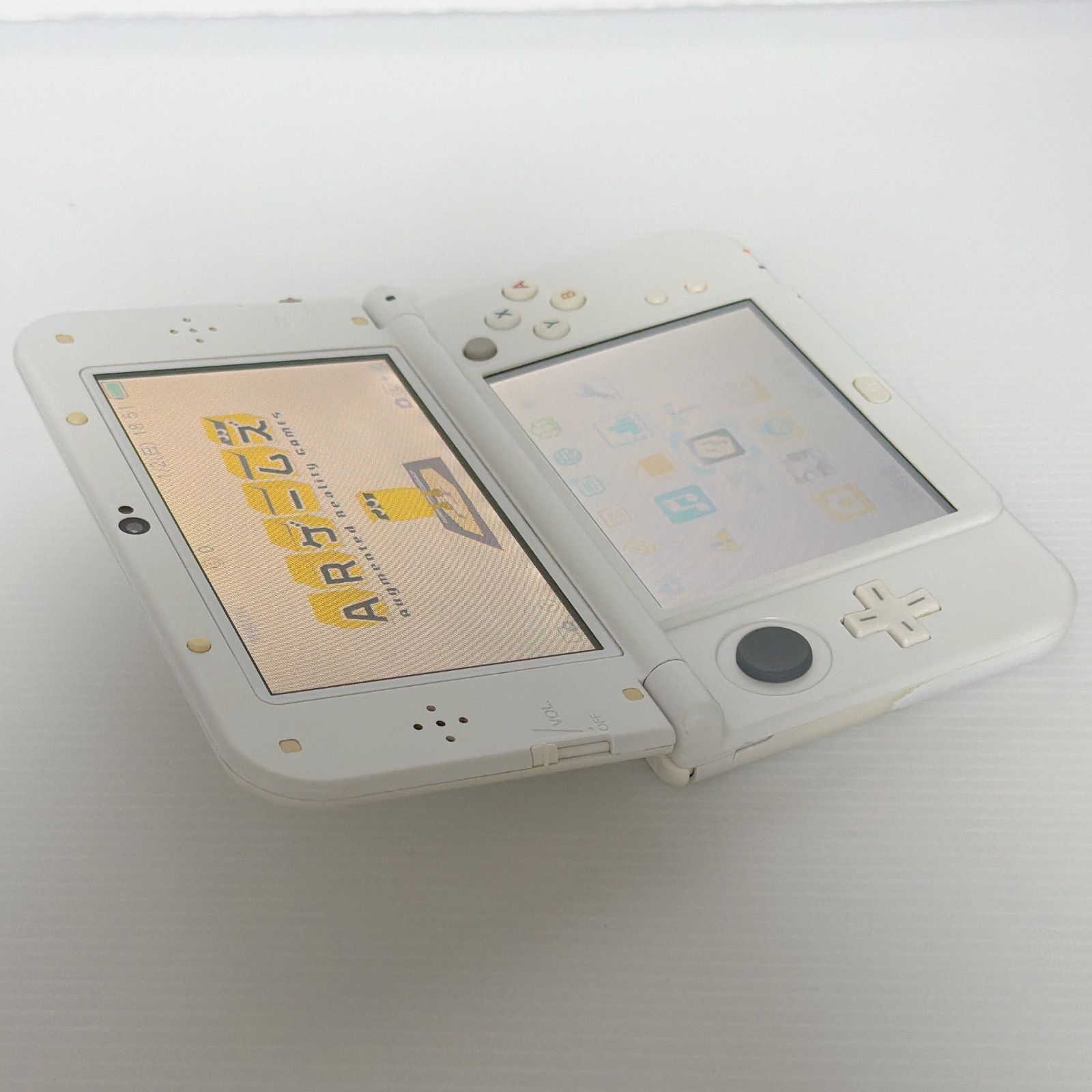New ニンテンドー 3DSLL パールホワイト 上画面IPS液晶 良品 遊べる