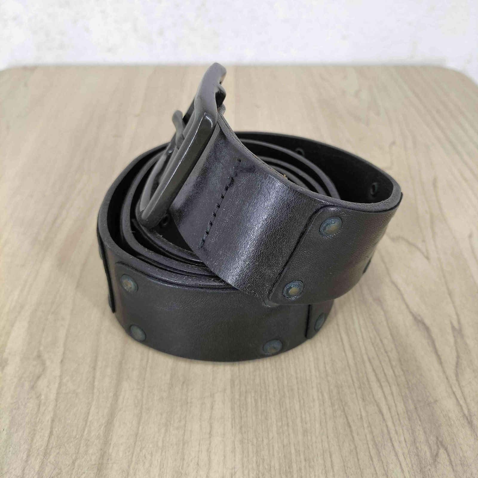 ディーゼル DIESEL レザーパッチデザイン レザーベルト メンズ 90/36