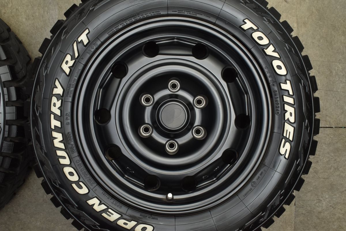 バリ溝 美品】フレックス PAW 16in 6.5J +38 PCD139.7 トーヨー