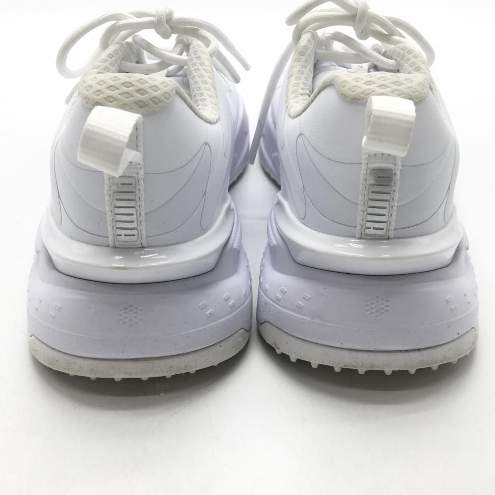 美品】プーマ ゴルフシューズ 白 GSファスト 376584-02 スパイクレス