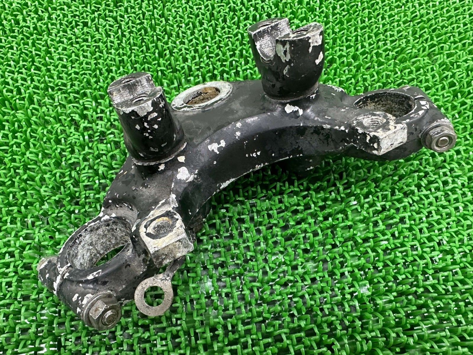 ドリームCB360T トップブリッジ ホンダ 純正 中古 CB360T ドリームCB250T フォーク径33φ ペイント素材に 曲がり無し 品薄 Ka ドリームCB360T トップブリッジ ホンダ 純正 中古 CB360T ドリーム