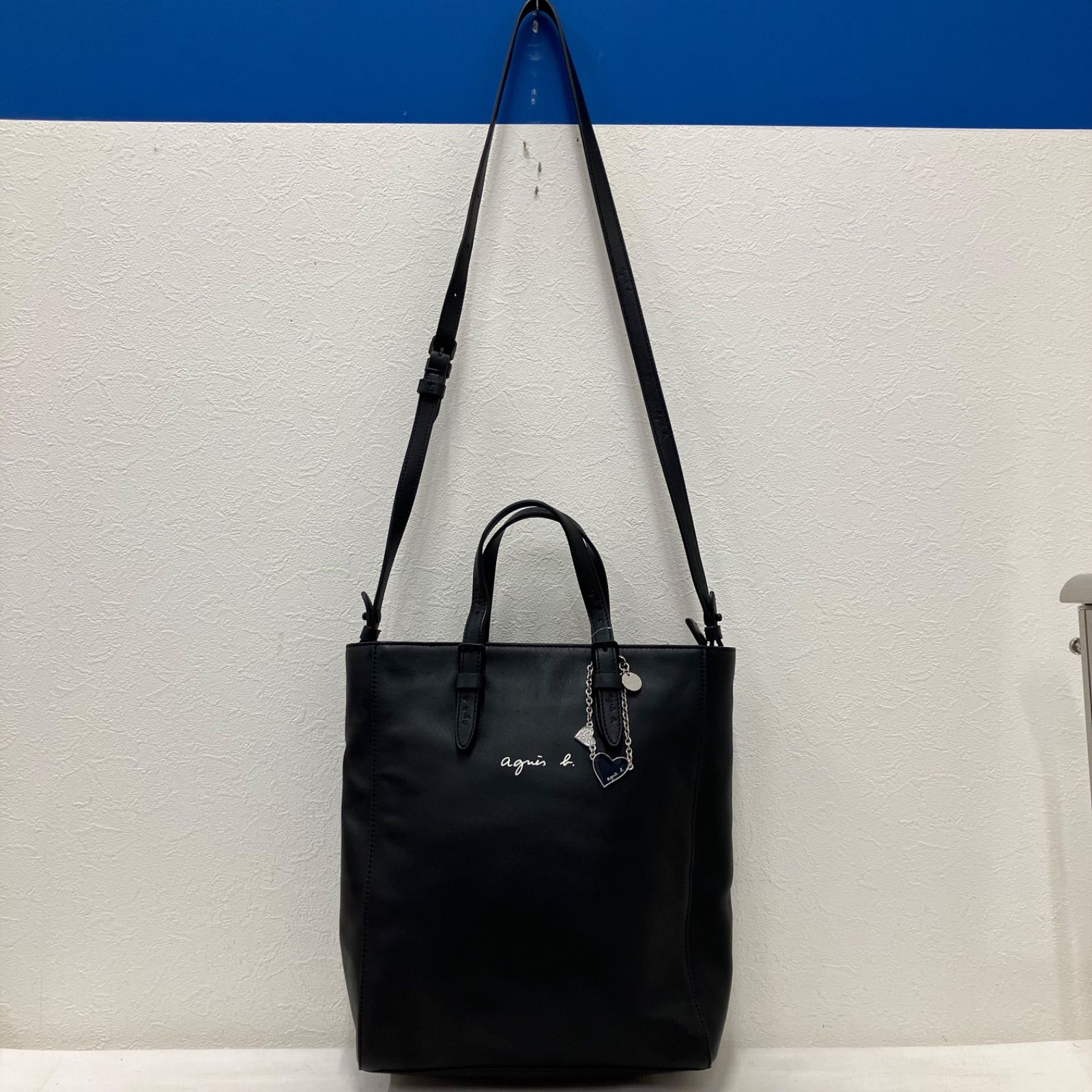 7822 agnes b. アニエスベー 2way ショルダーバッグ ハンドバッグ 