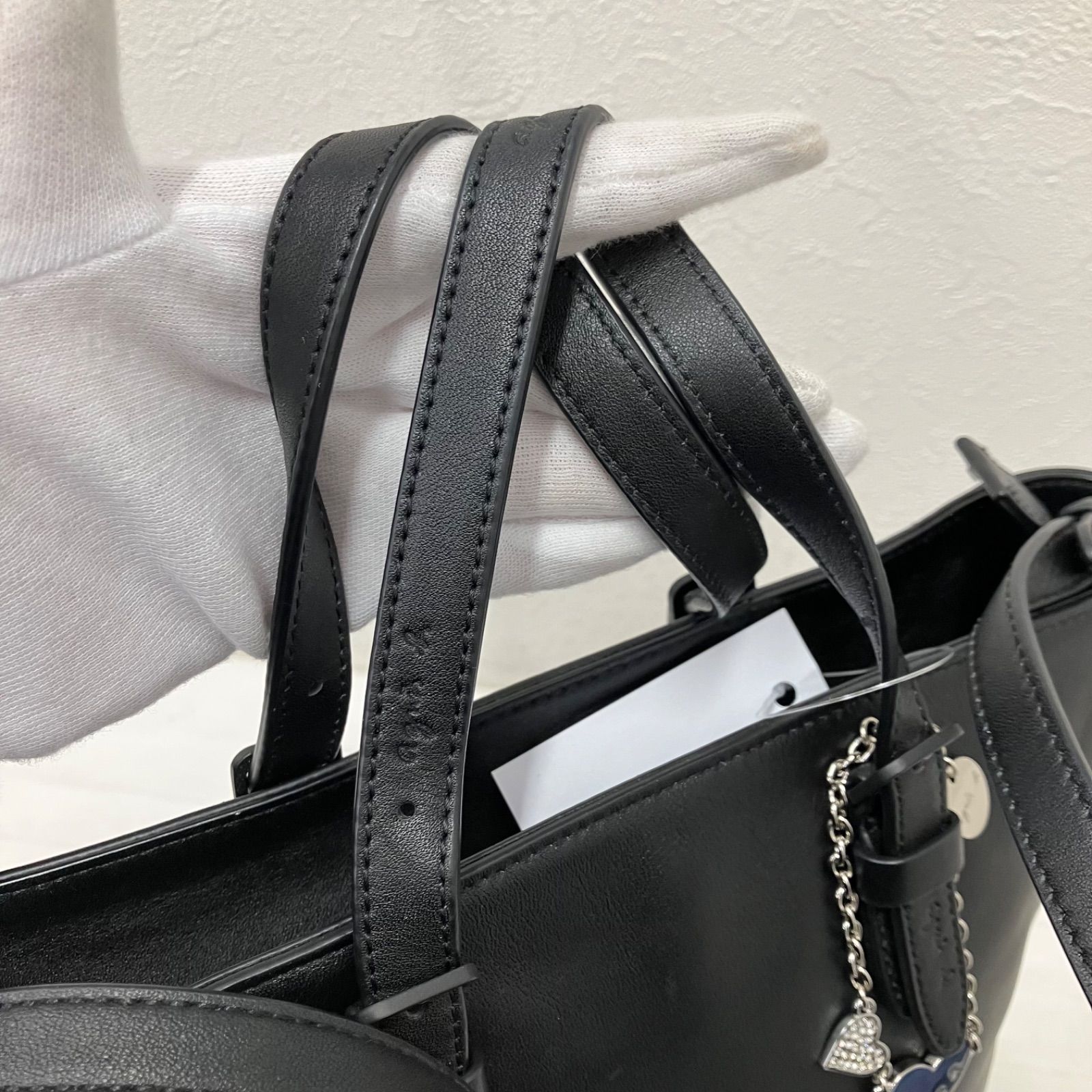 7822 agnes b. アニエスベー 2way ショルダーバッグ ハンドバッグ 