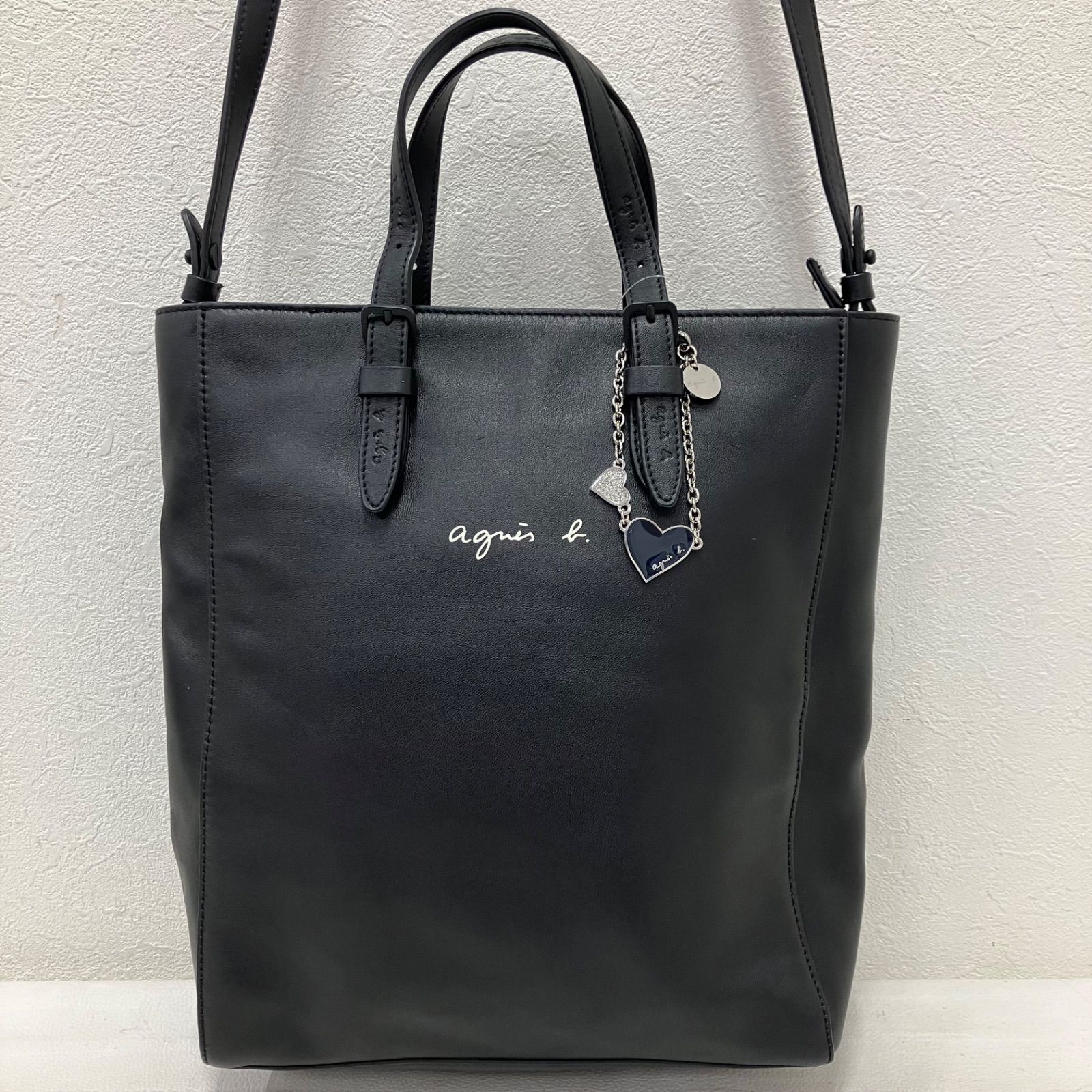7822 agnes b. アニエスベー 2way ショルダーバッグ ハンドバッグ