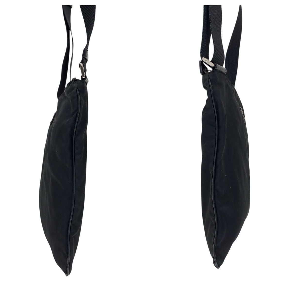 【近年モデル】プラダ メッセンジャーバッグ テスートナイロン レザー 黒 プラダ(Prada) テスート VA0814 メンズ ナイロン,レザー