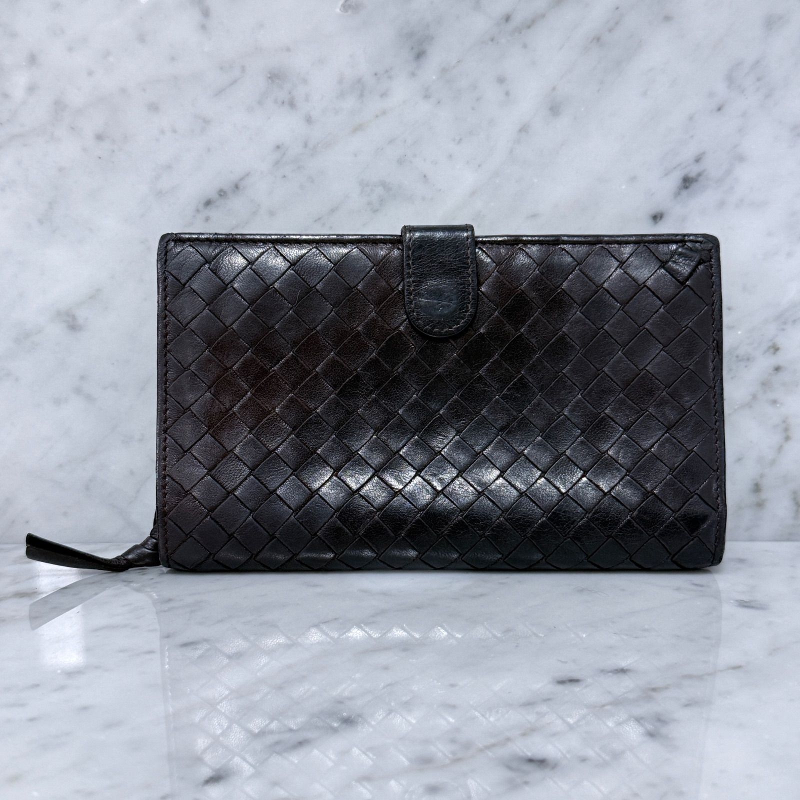 bottegaveneta ボッテガヴェネタ 長財布 イントレチャート 編み込み