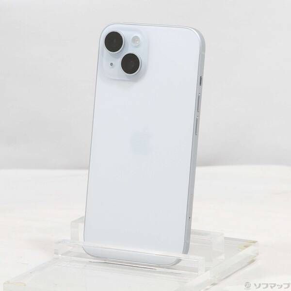 〔中古品〕 iPhone15 512GB ブルー MTMX3J／A SIMフリー【352】 512GB ブルー MTMX3J&frasl;A バッテリー最大容量 スマートフォン SIMフリー版（中古保証