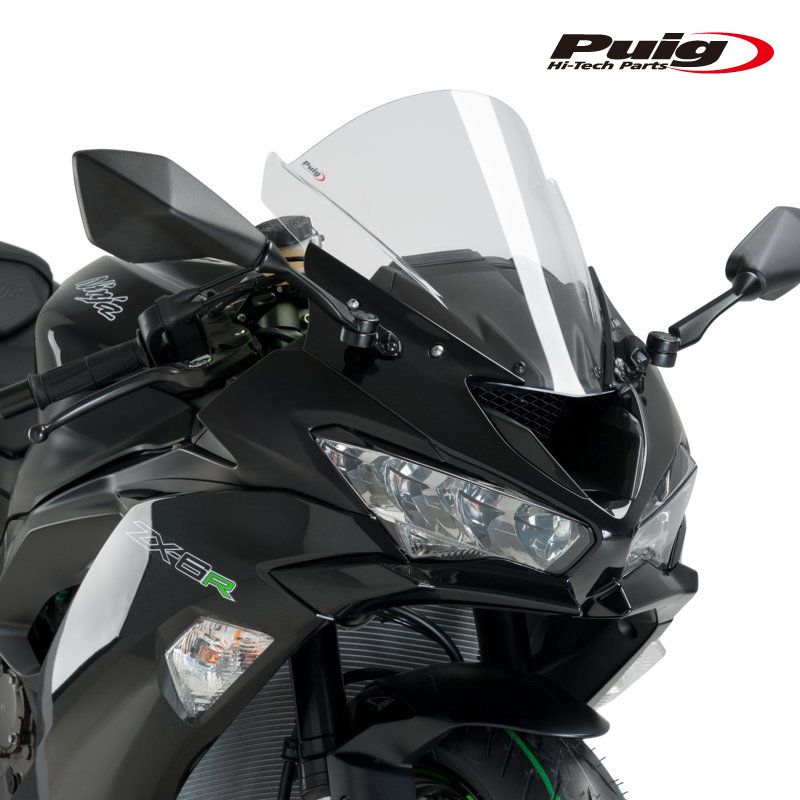 Puig 3177W RACING SCREEN [CLEAR] Kawasaki ZX-6R(09-23) ZX-6R 636