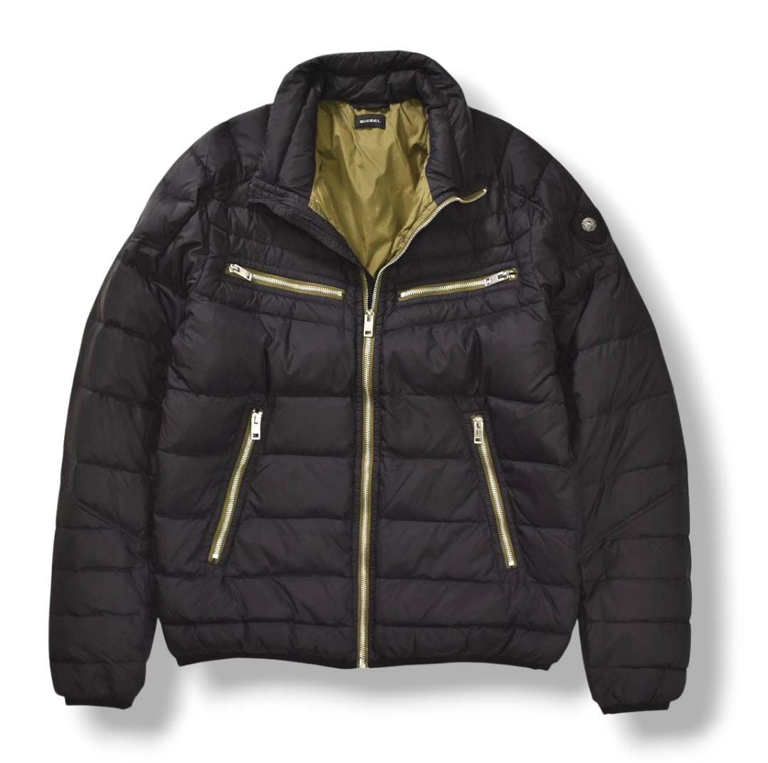 ディーゼル 「DIESEL」 ダウンコート X-LARGE ブラック メンズ