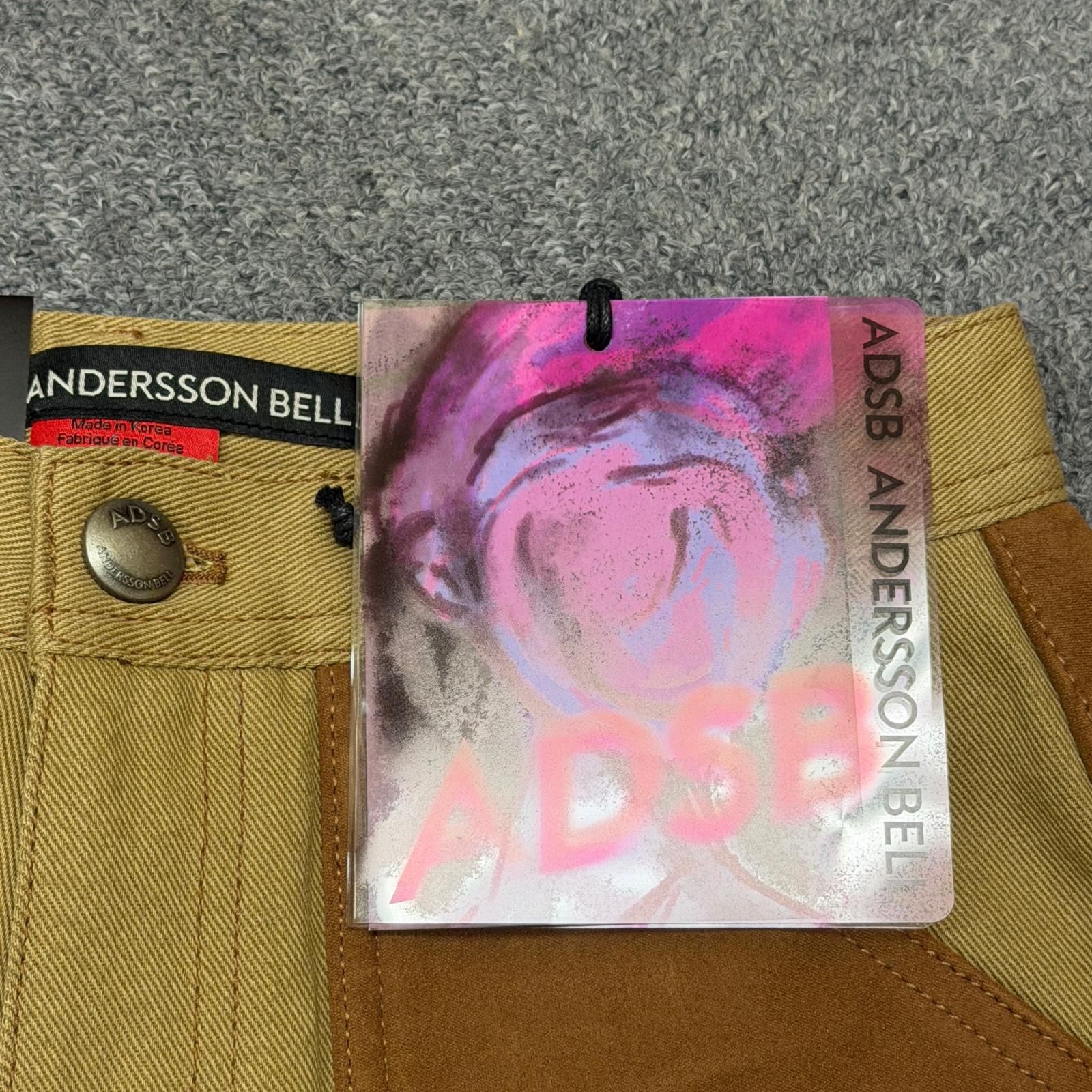 未使用 ANDERSSON BELL COWBOY WRAP JEANS カウボーイジーンズ デニムパンツ アンダースンベル ベージュ 32 （5211M） 未使用 ANDERSSON BELL COWBOY WRAP JEANS カウボーイジーンズ デニム